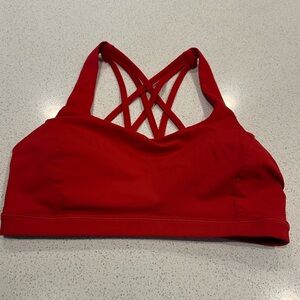 Red Lululemon Sports Bra